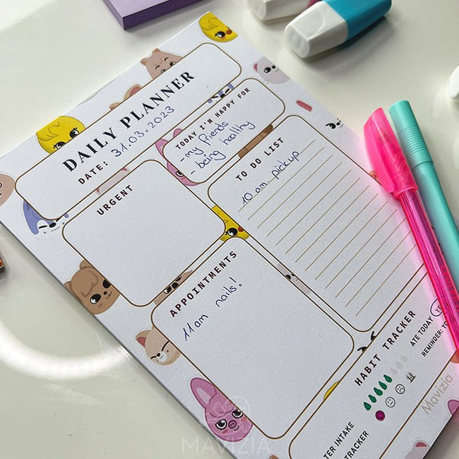 skzoo daily planner notepad - 0